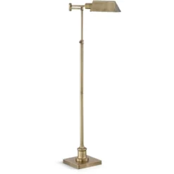 Regency Hill Jenson Traditional Pharmacy Floor Lamp 54" Tall Aged Brass Adjustable Swing Arm Metal Shade For Living Room Reading Bedroom Office -Decor Haven Shop GUEST 55417f5f 6e09 4b7d 9938 4422ceffaa94