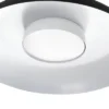 1-Light LED Integrated Matte Black Flush Mount Ceiling Light - Globe Electric -Decor Haven Shop GUEST 56a093e6 3e32 4b7b 839a 71ad77176f71