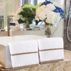 2 Pcs Cotton Luxury Soft Home Bath Towel Sets - PiccoCasa -Decor Haven Shop GUEST 57de9ab4 ea22 43bb 80cb c1a8979f78a1