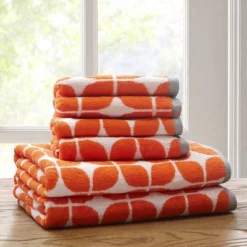 6pc Cotton Jacquard Bath Towel Set -Decor Haven Shop GUEST 57e597be a458 47f8 a15f a9018aa74d64