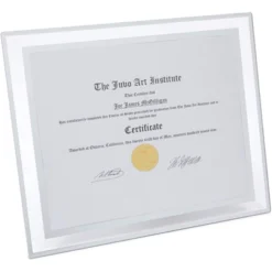 Stockroom Plus 4 Pack Glass Diploma Holders, 11 X 8.5 Inch Floating Frame Certificate Covers -Decor Haven Shop GUEST 587cfcd1 a864 4856 92f3 b739b8c4ffaf