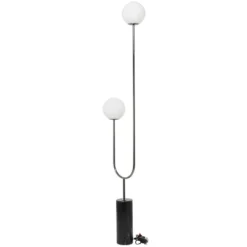 2-Light 73" X 16" Marble Orb Floor Lamp With Marble Base - Olivia & May -Decor Haven Shop GUEST 5a890413 3770 4760 8c7e a7a0243e5585