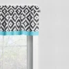 Bacati - Love Black/Turquoise Window Valance -Decor Haven Shop GUEST 5af214aa 42c5 4a3c 8b48 3e2ec26a4d7b