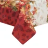 Swaying Leaves Bordered Fall Tablecloth - Red/White - Elrene Home Fashions -Decor Haven Shop GUEST 5bde5b9d 6754 4894 ac84 024aa2f1cd4f