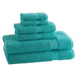 6pc Signature Solid Bath Towel Set - Cassadecor -Decor Haven Shop GUEST 5c72bd78 4e56 44ca a5f5 e6e3ba6c9a4b