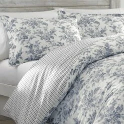 Annalise Reversible Comforter Set - Laura Ashley -Decor Haven Shop GUEST 5d2f0f52 098f 415c 95b8 c7c99fd189da