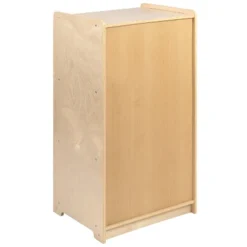 Flash Furniture Wooden 3 Section School Classroom Storage Cabinet For Commercial Or Home Use - Safe, Kid Friendly Design - 36"H (Natural) -Decor Haven Shop GUEST 5ddb1260 35fc 4c5b abca 0da359c2ed98