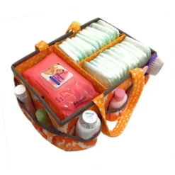 Bacati - Mix N Match Orange Storage Caddy -Decor Haven Shop GUEST 5dff776e 90ea 4dec b797 00be659e748b