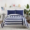 3pc King Block Stripe Quilt & Sham Set Blue - Ampersand For Makers Collective -Decor Haven Shop GUEST 5fae726c 16ba 4c51 a87b 09e2bc806db9