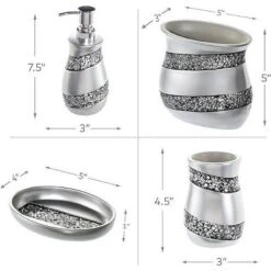 Creative Scents Silver Mosaic 4 Piece Set -Decor Haven Shop GUEST 60e3669e cbe0 4283 a2a7 4cd3f2ef419c