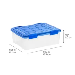 IRIS 26.5qt WeatherPro Plastic Storage Bin -Decor Haven Shop GUEST 613b7cfa 991a 49b4 ab67 2ca4fa9be4f5