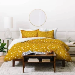 Schatzi Brown Libby Floral Marigold Duvet Cover Set Yellow - Deny Designs -Decor Haven Shop GUEST 61856b1e b6dc 4a18 bb6a 9783ba3ba75c