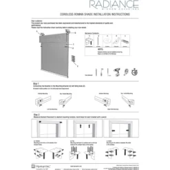 Radiance Newport 23x64-in Cordless Driftwood Roman Shade -Decor Haven Shop GUEST 62684791 4a0e 432e a18b 1808c226c989