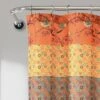 Royal Empire Shower Curtain Orange - Lush Décor -Decor Haven Shop GUEST 626d3db9 40d1 4192 bb28 e5037a3be4d4