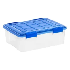 IRIS 26.5qt WeatherPro Plastic Storage Bin -Decor Haven Shop GUEST 6293bf9d 3407 4036 9eac ecbe1437034c