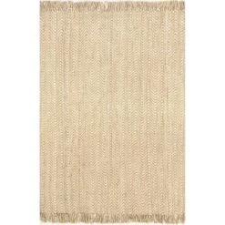 Hand Woven Don Jute With Fringe Rug - NuLOOM -Decor Haven Shop GUEST 64096f53 1706 4e48 b0c3 56c9eb0172cd