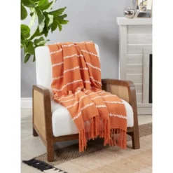 Saro Lifestyle Striped Throw With Tasseled Edges -Decor Haven Shop GUEST 640ae1ad e954 4455 8fd6 ebe05c334c71