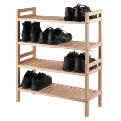 2pc Mercury Stackable Shoe Rack Set Natural - Winsome -Decor Haven Shop GUEST 66d80f7c 6878 45a1 9cbe c4a042db6223