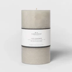 Pillar Cozy Cashmere Candle Gray - Threshold™ -Decor Haven Shop GUEST 6771ee8b b20e 4eed b029 2ff400941a82