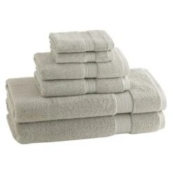 6pc Signature Solid Bath Towel Set - Cassadecor -Decor Haven Shop GUEST 677b8824 e977 47d6 a9f7 764034111ed7