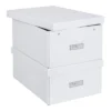 Bigso Box Of Sweden 11"X15"X6" Set Of 2 Katia Box White -Decor Haven Shop GUEST 678dc7ad e32c 4117 be9e 49d00b9df000