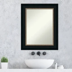 25" X 31" Non-Beveled Paragon Bathroom Wall Mirror Bronze - Amanti Art -Decor Haven Shop GUEST 67d43dc4 bb0f 4ad9 b12c 66eb29732a16