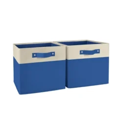 2pc Kids' 10.5" Two-Toned Folding Storage Bin Set - RiverRidge Home -Decor Haven Shop GUEST 67ff2a3e 483e 47b6 bbbf d3ff3cb9f26a