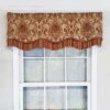 RLF Home Chenille Fabric With Damask Motive Paisley Dream Glory Valance 3" Rod Pocket 50" X 16" Gold/Bronze -Decor Haven Shop GUEST 685b4246 2a8f 4148 baeb 8b2562cd2db4