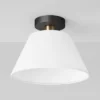 Tapered Flush Mount Ceiling Light Black/Brass - Threshold™ -Decor Haven Shop GUEST 6916b83e f241 458c aa8c 28022fa444b1