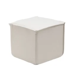 19" Square Pouf Ottoman - WOVENBYRD -Decor Haven Shop GUEST 69b7dbac 5d3a 4002 b569 57c61f8208e1