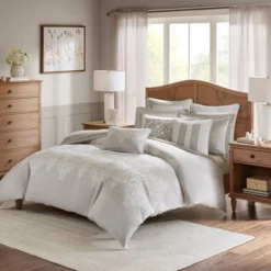 Madison Park Barely There Comforter Set Light Gray/White -Decor Haven Shop GUEST 6a4f82e7 67d7 43d5 9141 64351c2ad473