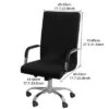 PiccoCasa Swivel Stretch Office Removable Computer Chair Cover 1 Pc -Decor Haven Shop GUEST 6a679f33 dfdf 44af a561 50d6d0b0cdc5