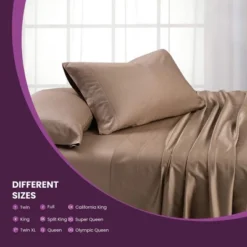 100% Premium Cotton 400 Thread Count Solid Deep Pocket Luxury Bed Sheet Set By Blue Nile Mills -Decor Haven Shop GUEST 6aad4bf5 8ec6 47da a6d5 f4a3e545f867