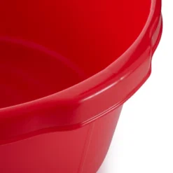 Little Giant P65RED 6.5 Gallon DuraFlex Plastic All Purpose Utility Tub With Hand Grips For Farm, Ranch, Garden, Home, Or Shop, Red -Decor Haven Shop GUEST 6b5c82bf f08d 4704 ab06 848dc66fcc26