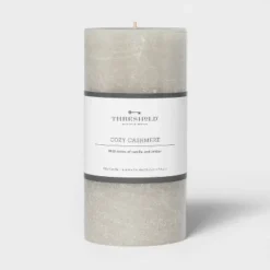 Pillar Cozy Cashmere Candle Gray - Threshold™ -Decor Haven Shop GUEST 6ba11b2c 3a44 4095 898c 9eb621ed2bf1