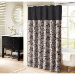 Paisley Jacquard Polyester Shower Curtain -Decor Haven Shop GUEST 6c1222a0 3adb 44e7 9021 5f4d1dd2408b