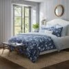 Laura Ashley 7pc Full/Queen Branch Toile 100% Cotton Duvet Cover Bonus Set Blue -Decor Haven Shop GUEST 6d3a0888 ef72 467a 9563 5b2dfa8a7454