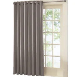 Collections Etc Gramercy Patio Door Grommet Top Curtain Panel, Single Panel, -Decor Haven Shop GUEST 6db04225 5b72 4755 b954 3e04ff6e6c76