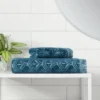 Plush Scallop Towel Teal Blue - Threshold™ -Decor Haven Shop GUEST 71451cf9 d361 40c4 82f7 ce5e7c72c5f3