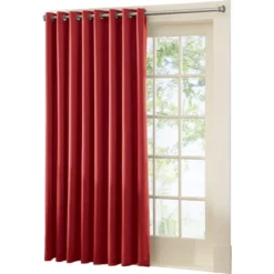 Collections Etc Gramercy Patio Door Grommet Top Curtain Panel, Single Panel, -Decor Haven Shop GUEST 720474f0 a0ab 4099 a5bc e6abd2682b6d