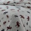 Plaid Moose Cotton Flannel Printed 3pc Oversized Duvet Set - Tribeca Living -Decor Haven Shop GUEST 73bed147 5fc0 4694 9d8b bffb1ab68fc5