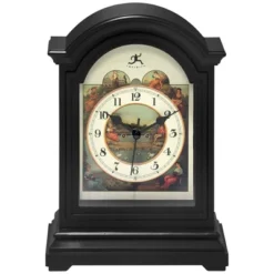 9" Old World Map Antique Tabletop Clock - Infinity Instruments -Decor Haven Shop GUEST 74c8b663 473c 45c4 a031 a765cad626c3