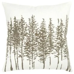 18"x18" Trees Square Throw Pillow Cover - Rizzy Home -Decor Haven Shop GUEST 75a8e0d6 23b8 4101 96ec 84933a275c7f