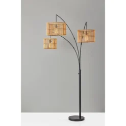 82" Cabana Collection 3-Arm Arc Lamp Black - Adesso -Decor Haven Shop GUEST 75d4c857 b4a3 42ea b0c0 c17b5d5c82a3