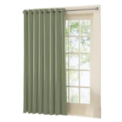 Collections Etc Gramercy Patio Door Grommet Top Curtain Panel, Single Panel, -Decor Haven Shop GUEST 76e465a4 8445 42fc b95e a9d7fcaccace