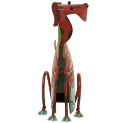 Metal Eclectic Dog Garden Sculpture - Olivia & May -Decor Haven Shop GUEST 776bbc57 5145 4b9d 883e 0430767987c8