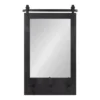 18" X 28" Cates Functional Wall Mirror Black - Kate & Laurel All Things Decor -Decor Haven Shop GUEST 782f5f99 0e82 44c5 abd4 ae12c6b34c04