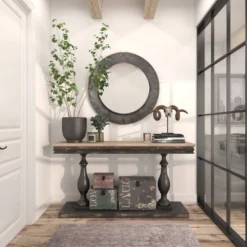 Industrial Metal Wall Mirror Gray - Olivia & May -Decor Haven Shop GUEST 7a2e0374 a8e7 4967 826d e3d46bf7d049