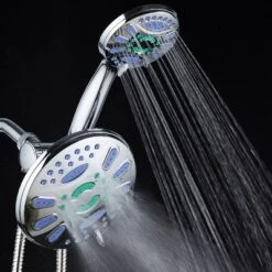 7" 48 Setting Elite High Pressure Ultra Luxury Three-Way Rainfall Shower Head Combo Chrome - AquaDance -Decor Haven Shop GUEST 7a4fe077 3ef3 4ac6 9684 fad581cae371