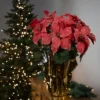 Northlight 20" Dark Pink Artificial Christmas Poinsettia With Gold Wrapped Base -Decor Haven Shop GUEST 7a51c24e 6d28 47bf 9cf4 8eccabe2ba35